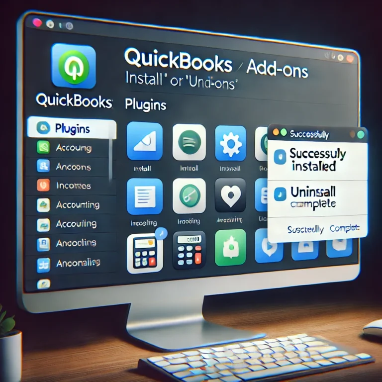 Install or Uninstall Plugins inQuickBooks