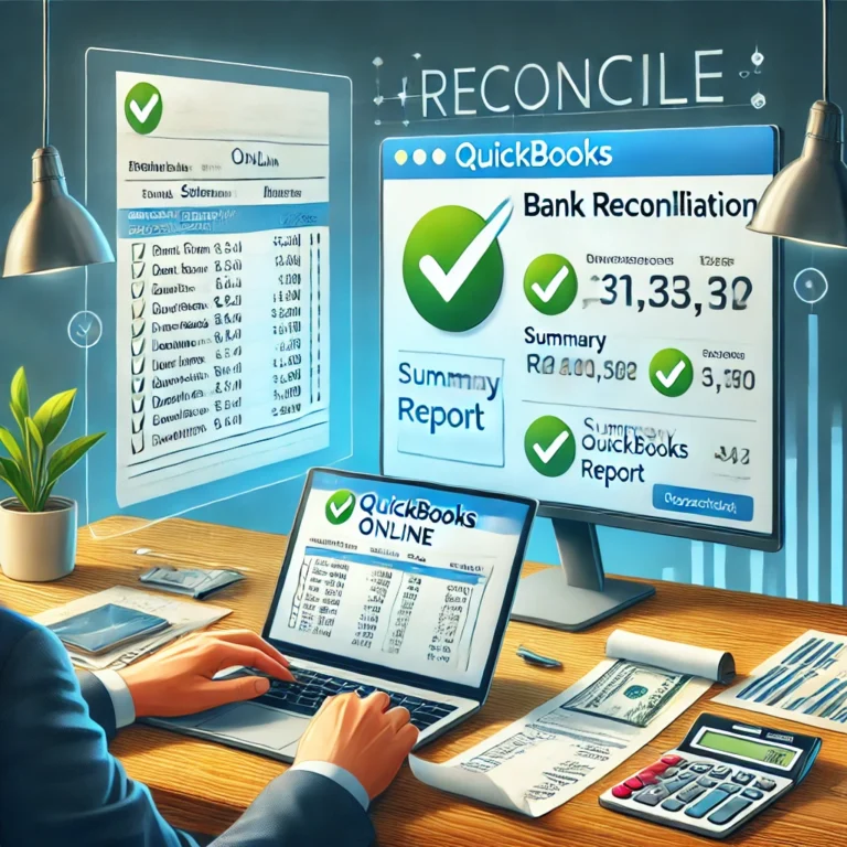 QuickBooks Online Bank Reconciliation Process