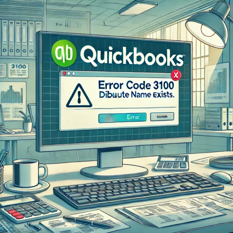 QuickBooks Error Code 3100