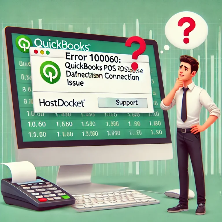 QuickBooks Point Sale Error 100060